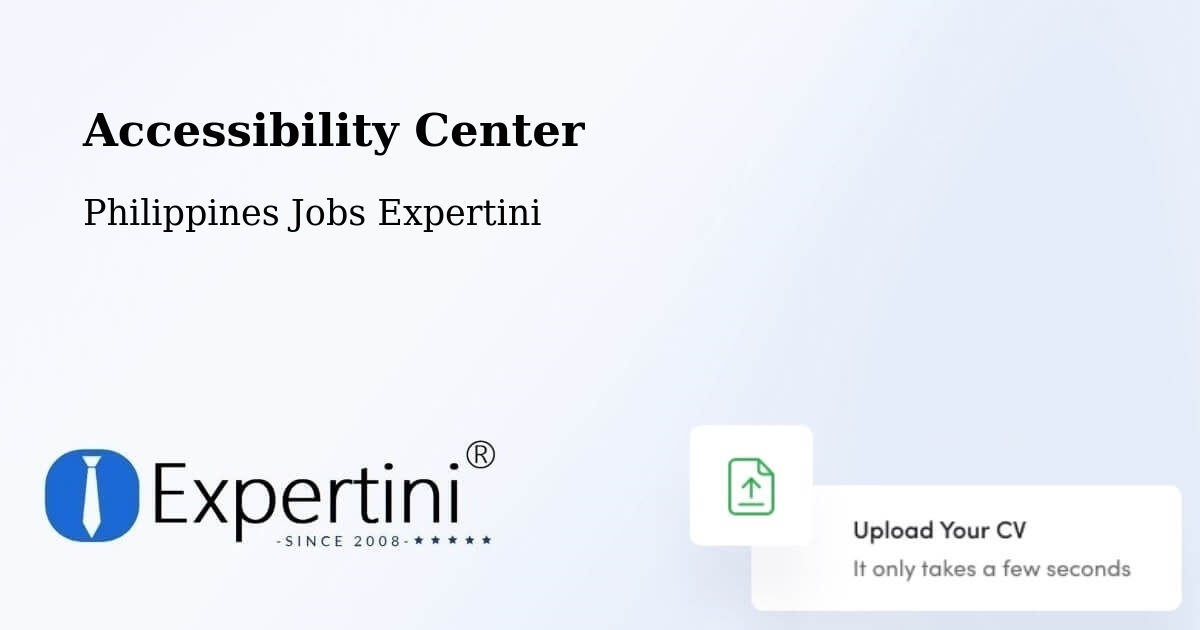 Accessibility Statement – Palaroo - Philippines Jobs Expertini