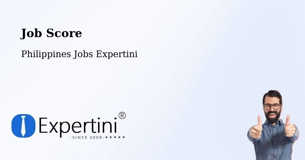Job Score - Philippines Jobs Expertini