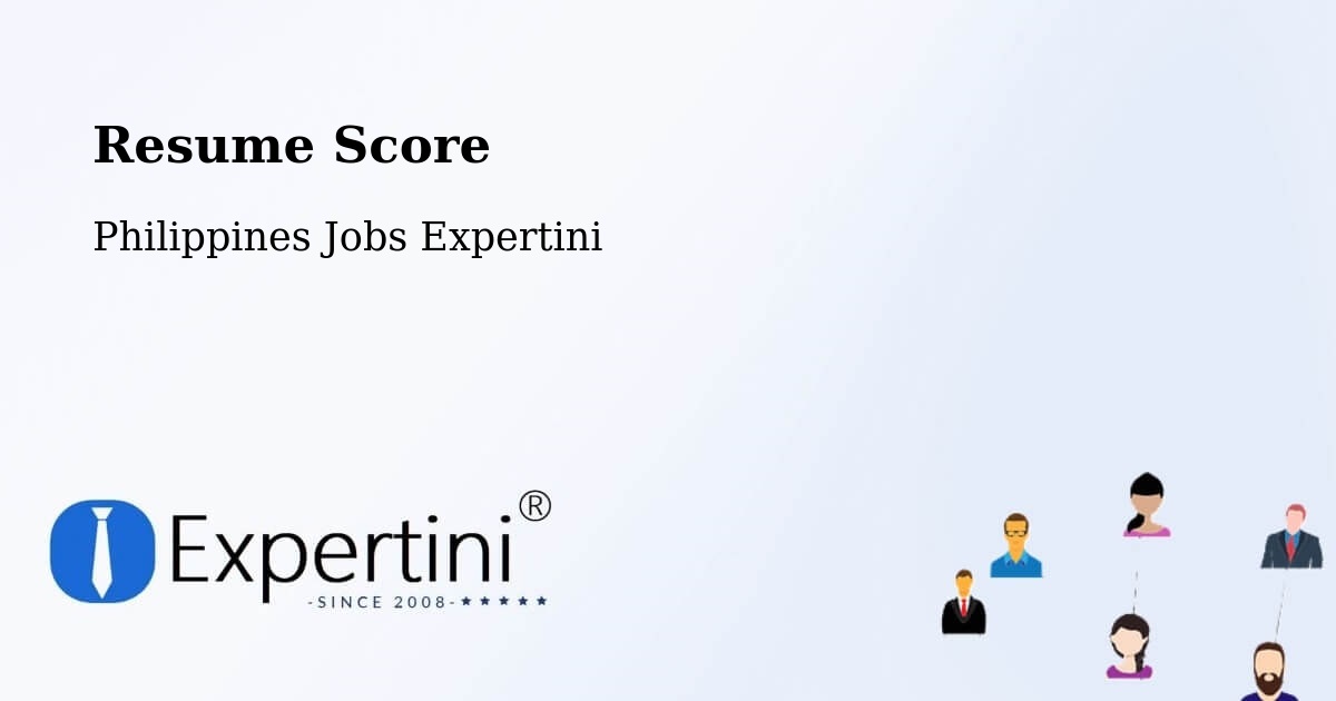Resume Score & Job Description Match Tool – Palaroo - Philippines Jobs Expertini